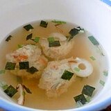 鶏団子のお吸い物